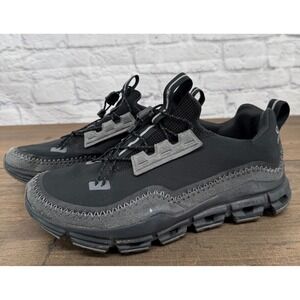 On Running On Cloud Cloudaway Mens 7.5 Black Gray Sneakers Running Shoes